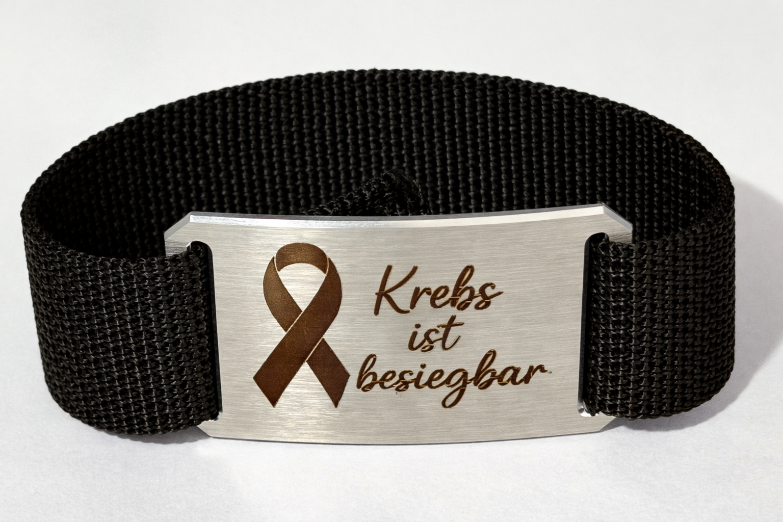 CRIOS Branding Belts Gürtel Edelstahl 30 mm für Krebshilfe