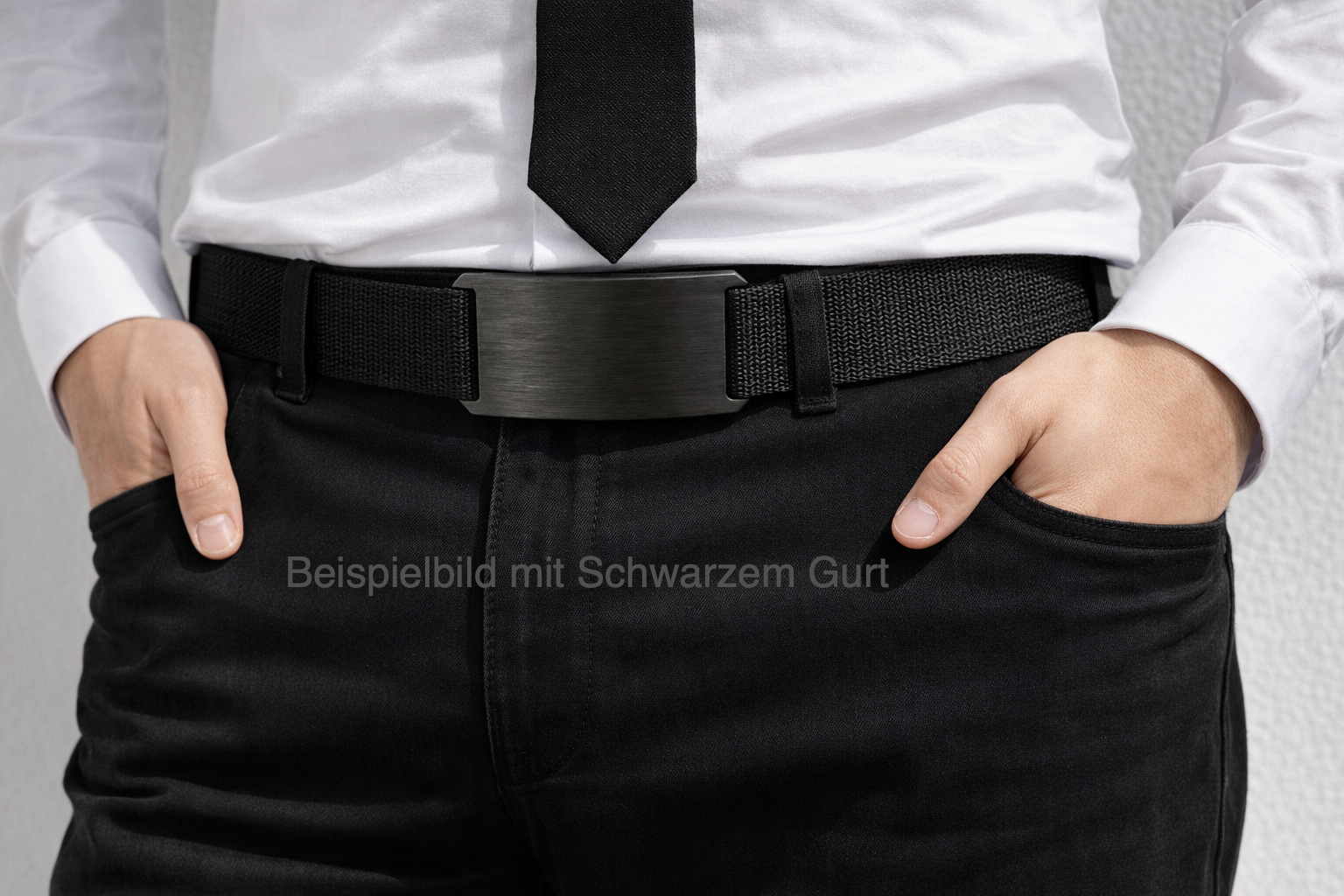 CRIOS Branding Belt Alu Schnalle Schwarz