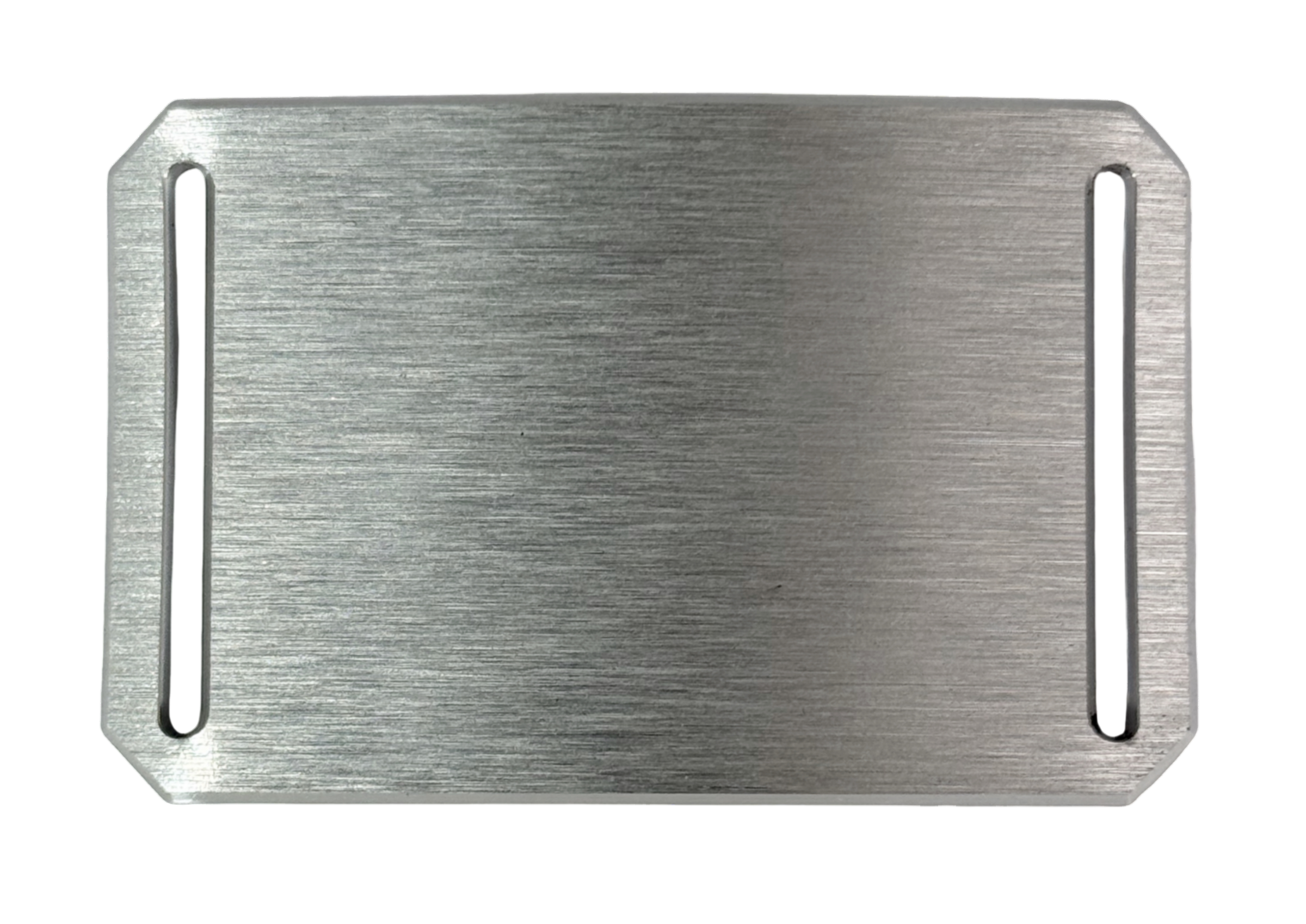CRIOS Branding Belts Unisex Aluminium Gürtel Gurt Silber Natur geschliffen
