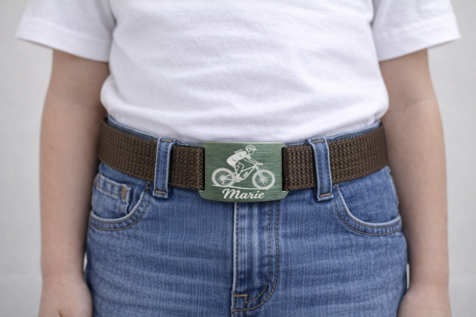 Kindergürtel CRIOS Branding Belt Alu Schnalle Mountainbike Bike Biking