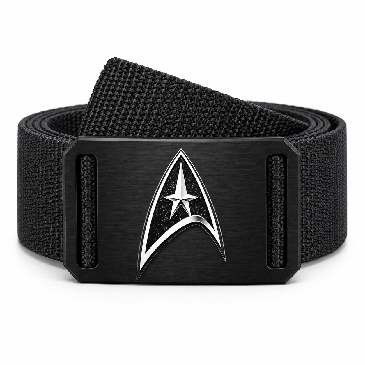 CRIOS Branding Belt Unisex Aluminium Gürtelschnalle – Hochwertige Alu-Buckle für 40 mm Gürtel – Schwarzwertige Lasergravur