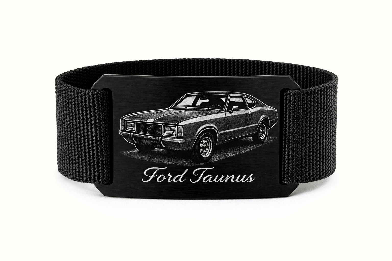 CRIOS Branding Belt Alu Schnalle Ford Taunus Oldtimer Legende